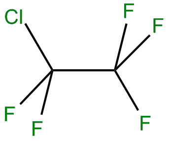 Image of 1-chloro-1,1,2,2,2-pentafluoroethane