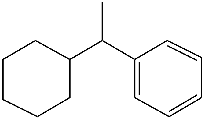 Image of 1-cyclohexyl-1-phenylethane