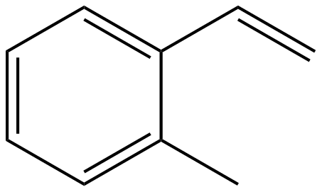 Image of 1-ethenyl-2-methylbenzene