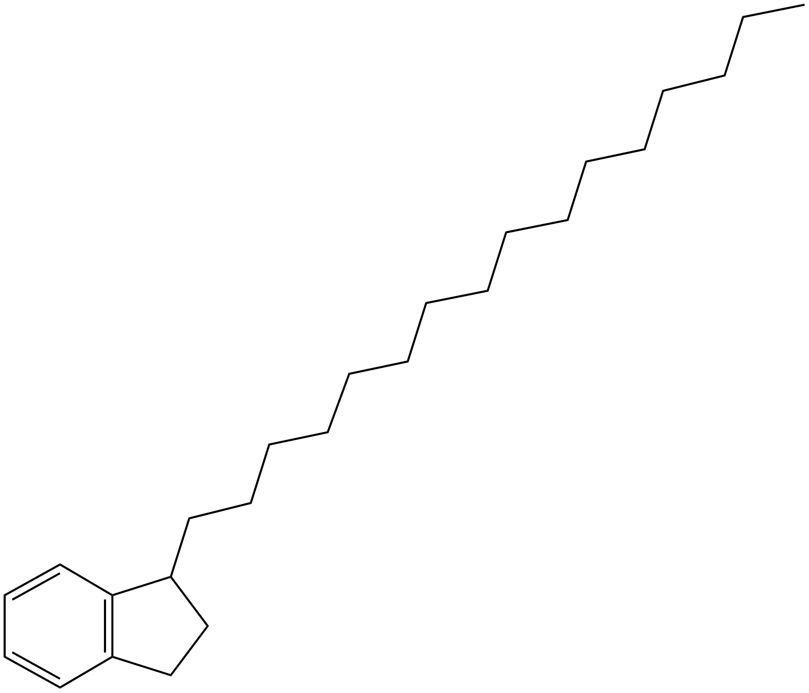 Image of 1-hexadecyl-2,3-dihydro-1H-indene