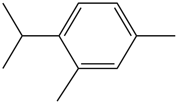 Image of 1-isopropyl-2,4-dimethylbenzene