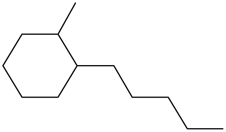 Image of 1-methyl-2-pentylcyclohexane
