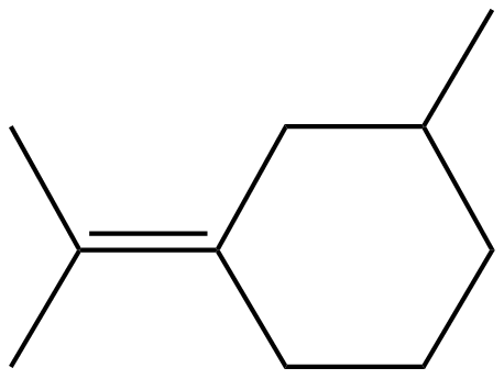 Image of 1-methyl-3-(1-methylethylidene)cyclohexane