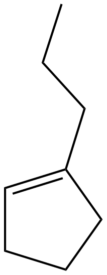 Image of 1-propylcyclopentene
