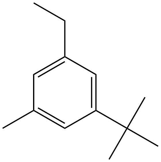 Image of 1-(1,1-dimethylethyl)-3-ethyl-5-methylbenzene
