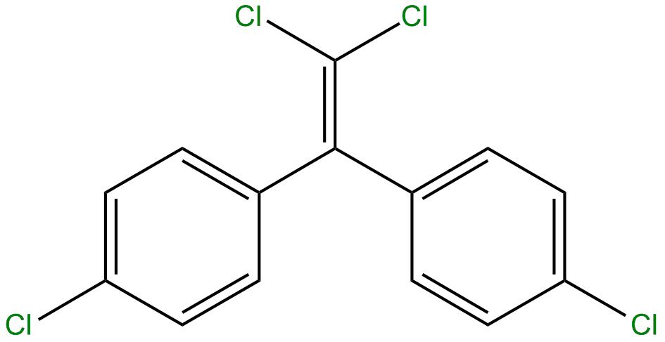 Image of 1,1-dichloro-2,2-bis(4-chlorophenyl)ethene