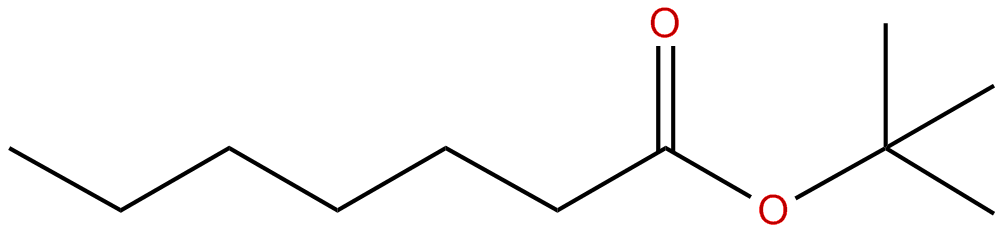 Image of 1,1-dimethylethyl heptanoate
