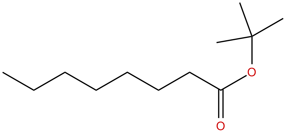 Image of 1,1-dimethylethyl octanoate