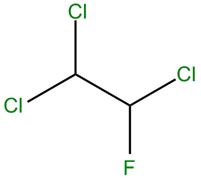 Image of 1,1,2-trichloro-2-fluoroethane