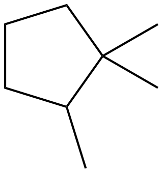 Image of 1,1,2-trimethylcyclopentane