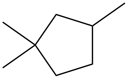 Image of 1,1,3-trimethylcyclopentane
