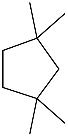 Image of 1,1,3,3-tetramethylcyclopentane