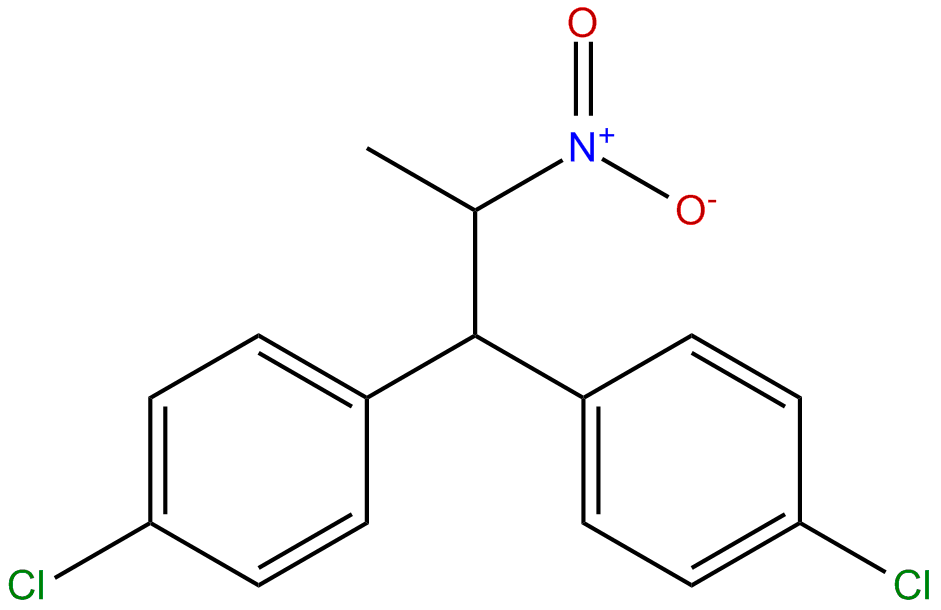 Image of 1,1'-(2-nitropropylidene)bis(4-chlorobenzene)