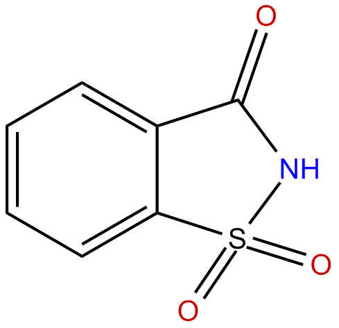 Image of 1,2-benzoisothiazolin-3-one 1,1-dioxide