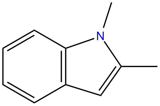 Image of 1,2-dimethyl-1H-indole