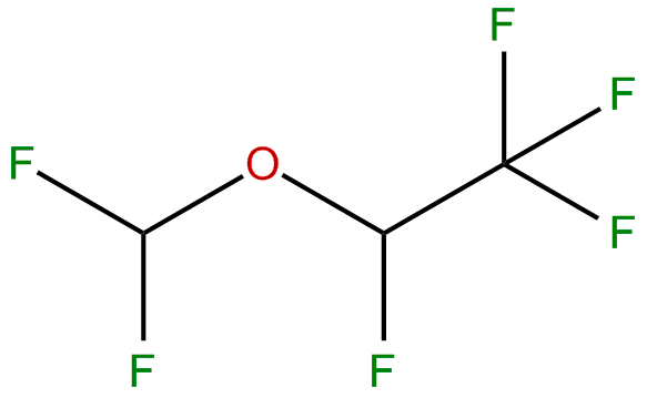 Image of 1,2,2,2-tetrafluoroethyl difluoromethyl ether