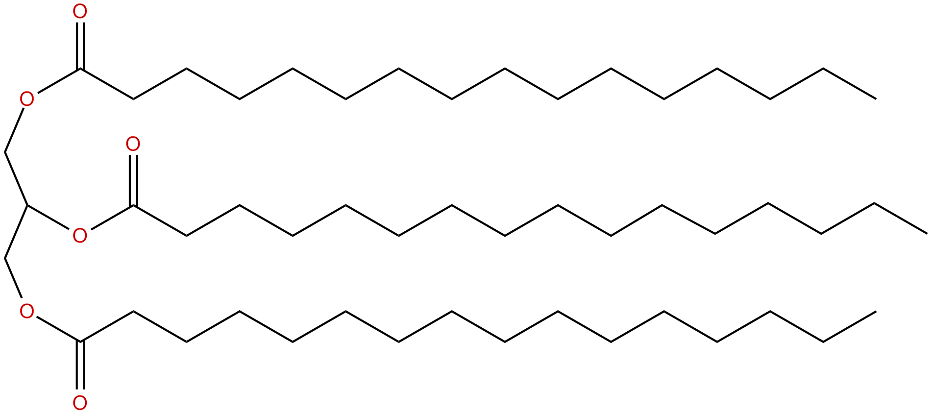 Image of 1,2,3-propanetriyl tri(hexadecanoate)