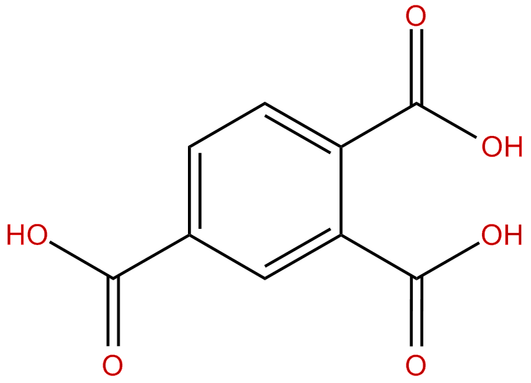 Image of 1,2,4-benzenetricarboxylic acid