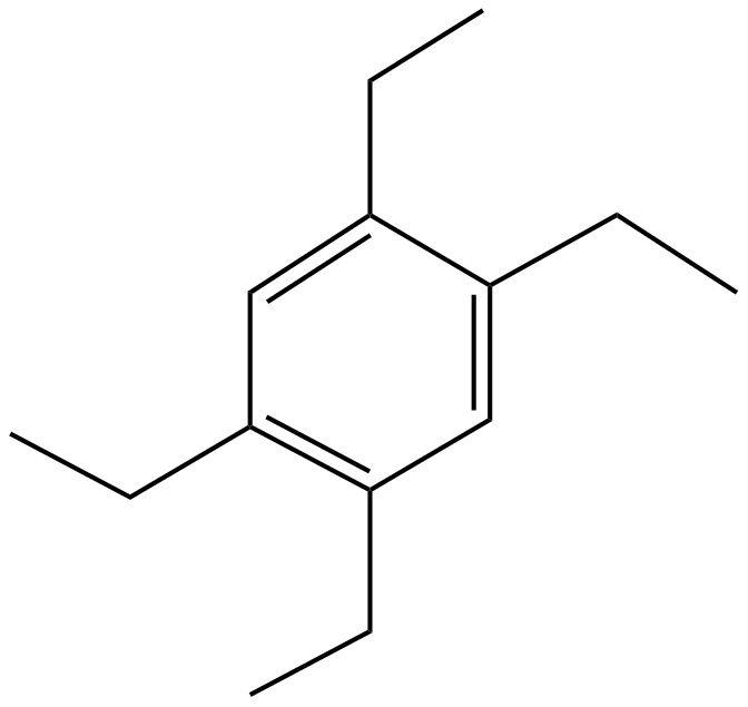 Image of 1,2,4,5-tetraethylbenzene