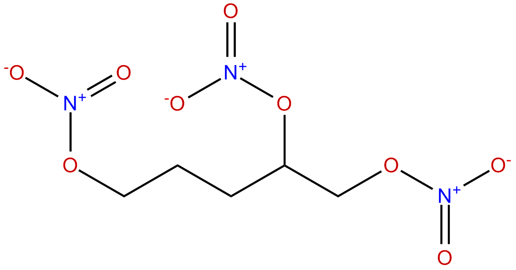 Image of 1,2,5-pentanetriol, trinitrate