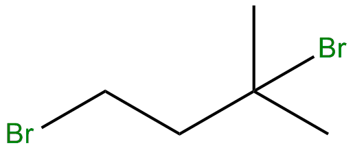 Image of 1,3-dibromo-3-methylbutane
