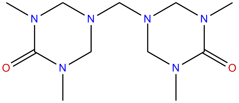 Image of 1,3,5-triazin-2(1H)-one, 5,5'-methylenebis[tetrahydro-1,3-dimethyl-