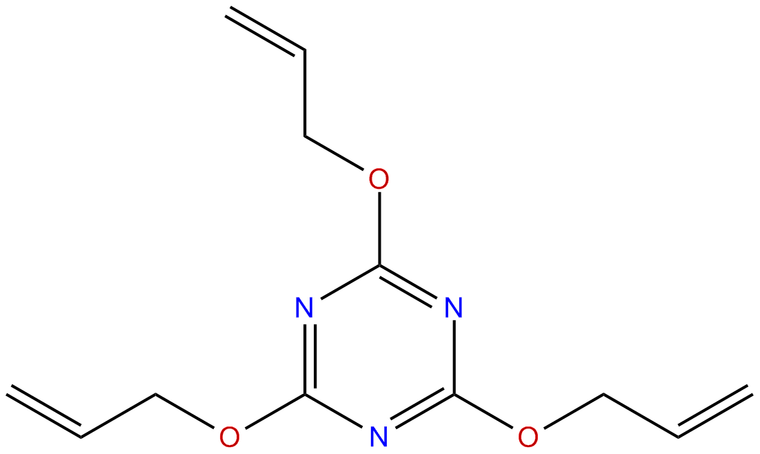 Image of 1,3,5-triazine, 2,4,6-triallyloxy-