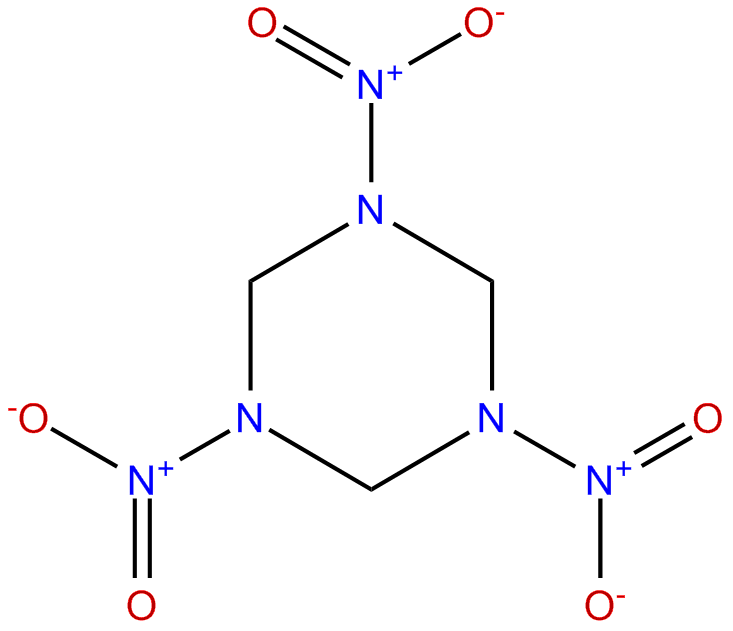 Image of 1,3,5-trinitro-1,3,5-triazacyclohexane