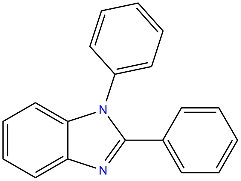 Image of 1H-benzimidazole, 1,2-diphenyl-