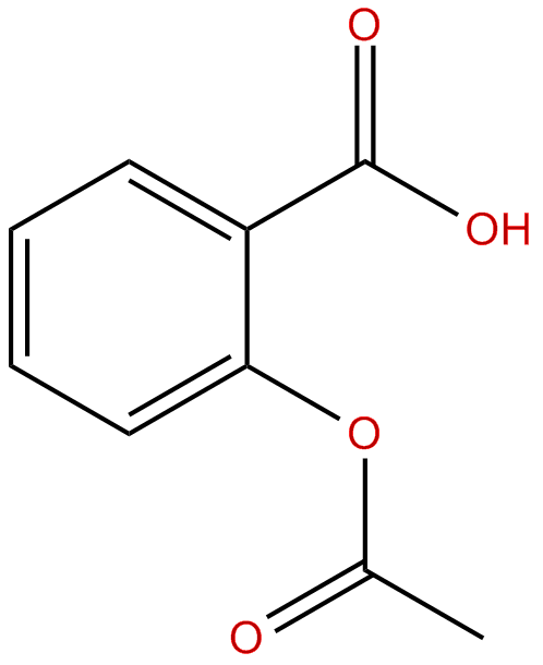 Image of 2-acetoxybenzoic acid