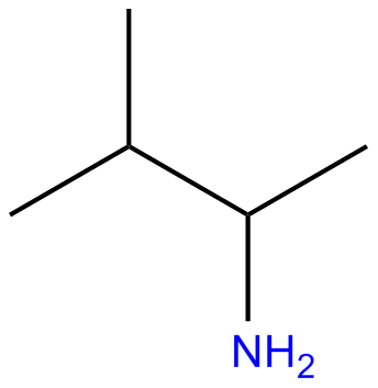 Image of 2-amino-3-methylbutane