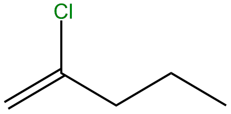 Image of 2-chloro-1-pentene
