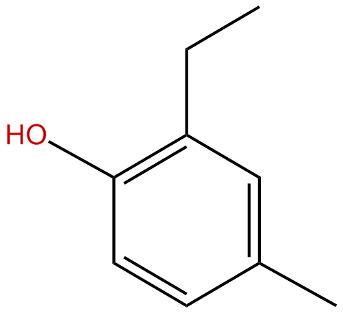 Image of 2-ethyl-4-methylphenol