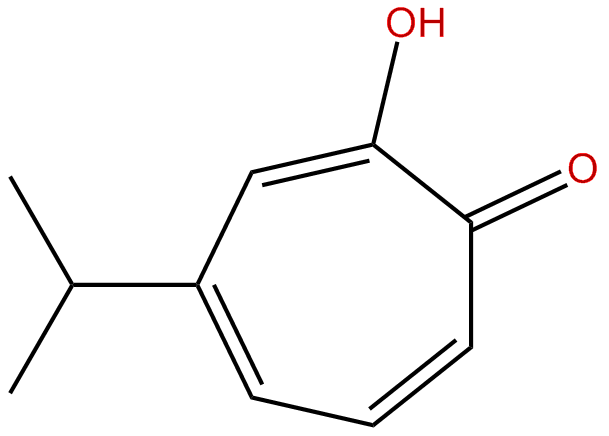 Image of 2-hydroxy-4-(1-methylethyl)-2,4,6-cycloheptatrien-1-one