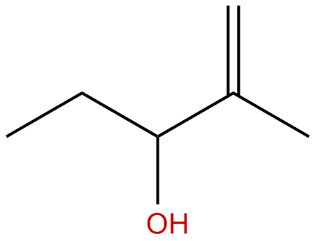 Image of 2-methyl-1-penten-3-ol