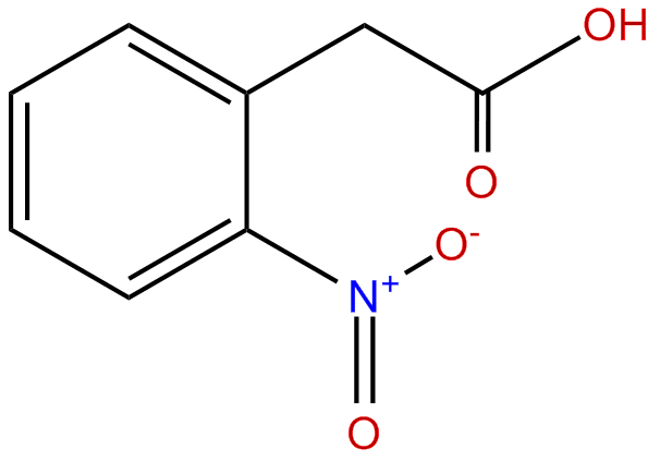 Image of 2-nitrobenzeneethanoic acid