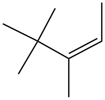 Image of 2-pentene, 3,4,4-trimethyl-, (Z)-
