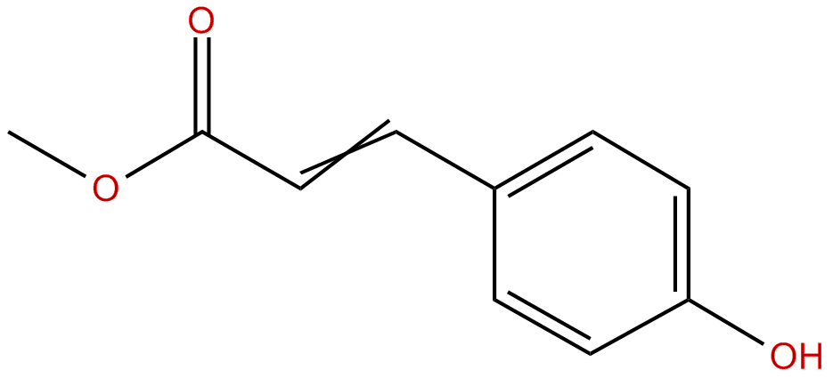 Image of 2-propenoic acid, 3-(4-hydroxyphenyl)-, methyl ester