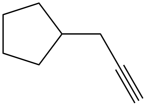 Image of 2-propynylcyclopentane