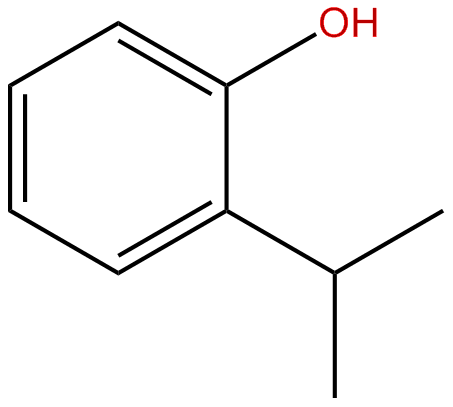 Image of 2-(1-methylethyl)phenol