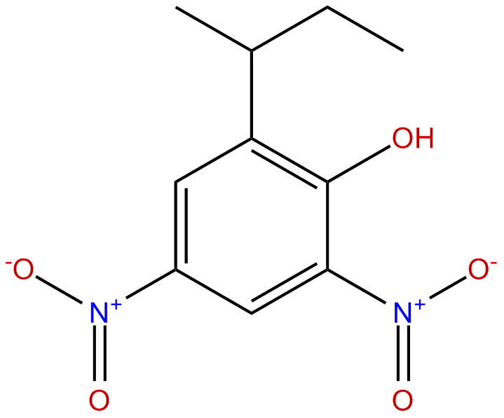 Image of 2-(1-methylpropyl)-4,6-dinitrophenol