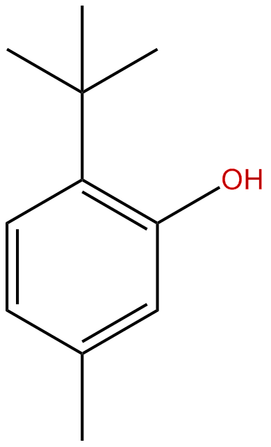 Image of 2-(1,1-dimethylethyl)-5-methylphenol
