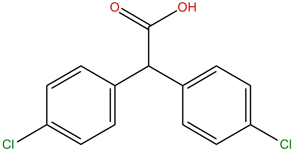 Image of 2,2-bis(4-chlorophenyl)ethanoic acid