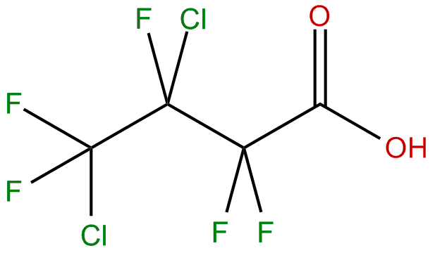 Image of 2,2,3,4,4-pentafluoro-3,4-dichlorobutanoic acid