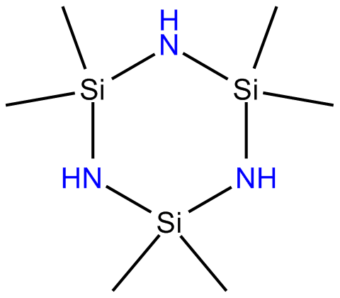 Image of 2,2,4,4,6,6-hexamethylcyclotrisilazane