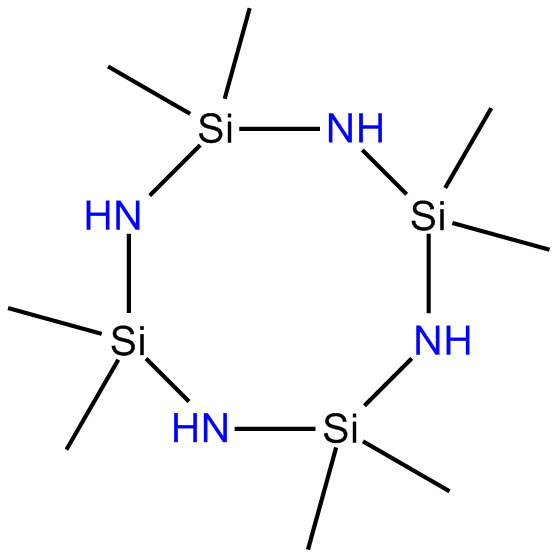 Image of 2,2,4,4,6,6,8,8-octamethylcyclotetrasilazane