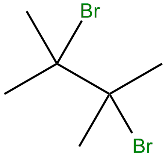 Image of 2,3-dibromo-2,3-dimethylbutane