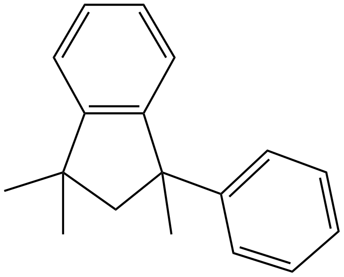 Image of 2,3-dihydro-1,1,3-trimethyl-3-phenyl-1H-indene