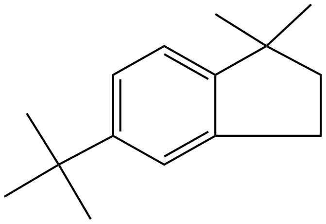 Image of 2,3-dihydro-5-(1,1-dimethylethyl)-1,1-dimethyl-1H-indene