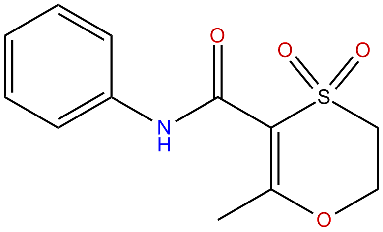 Image of 2,3-dihydro-6-methyl-1,4-oxathiin-5-carboxanilide4,4-dioxide